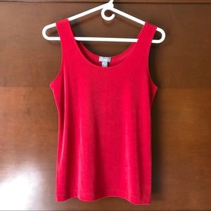 New Chicos red womens tank top size 1